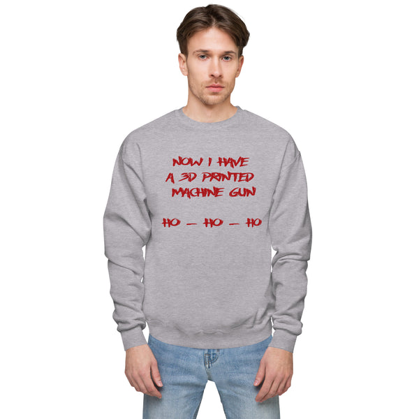 Die Hard Christmas 3D Printed Gun Men's Sweatshirt