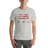 Die Hard Christmas 3D Printed Gun Men's T-shirt