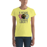 Special Edition - 5 Year Anniversary Lions of Liberty Podcast Women's t-shirt
