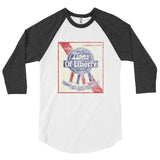 Beer Logo - 3/4 sleeve raglan shirt