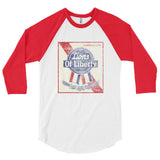 Beer Logo - 3/4 sleeve raglan shirt