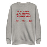 Die Hard Christmas 3D Printed Gun Women's Sweatshirt