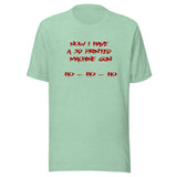 Die Hard Christmas 3D Printed Gun Men's T-shirt