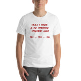Die Hard Christmas 3D Printed Gun Men's T-shirt